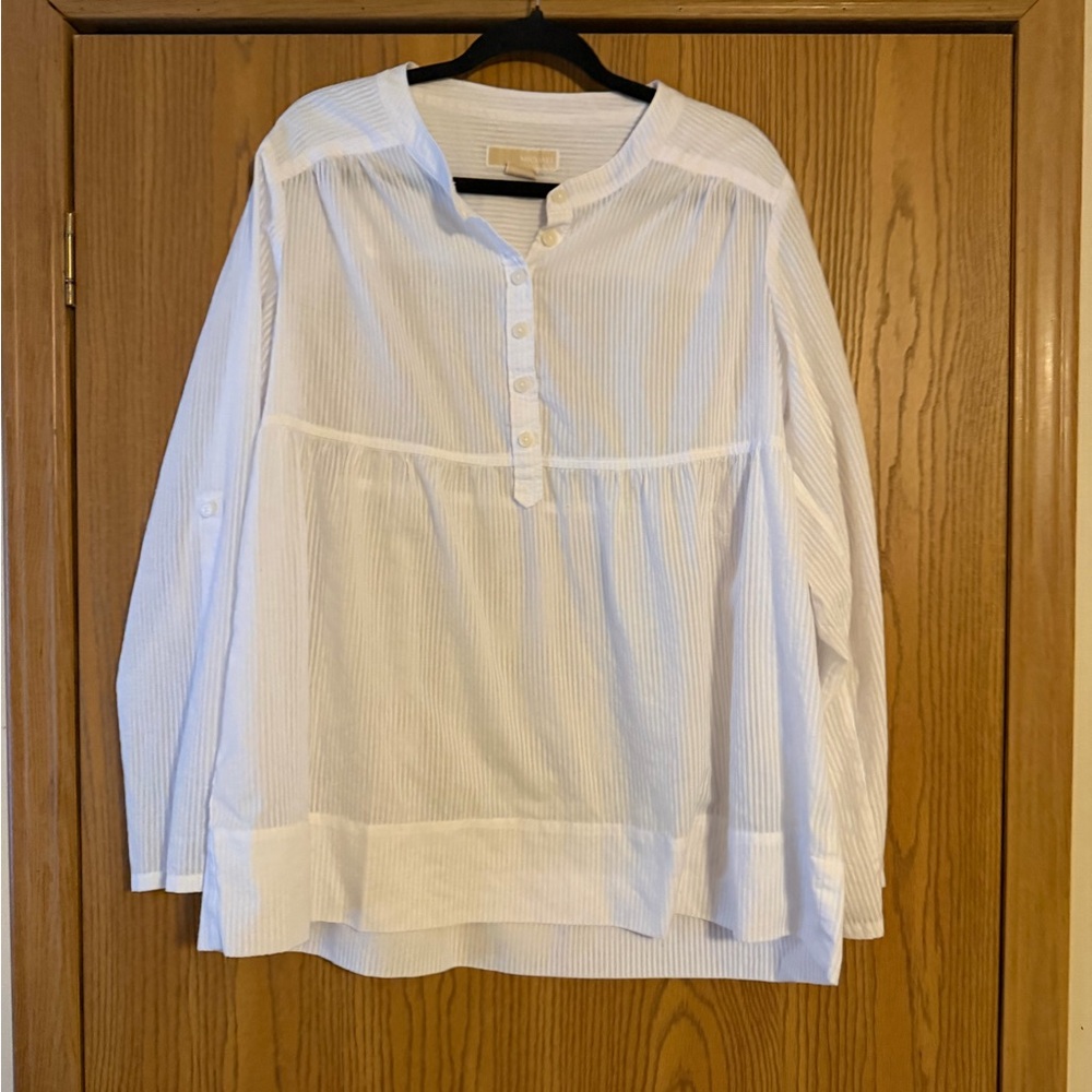 MICHAEL KORS lightweight babydoll top size XL